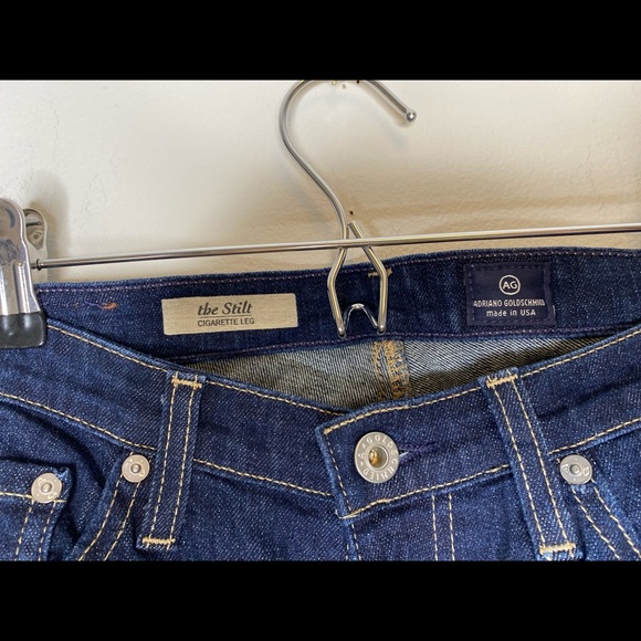 Adriano Goldschmied AG Stilt Cigarette Blue Jeans - Picture 3 of 8